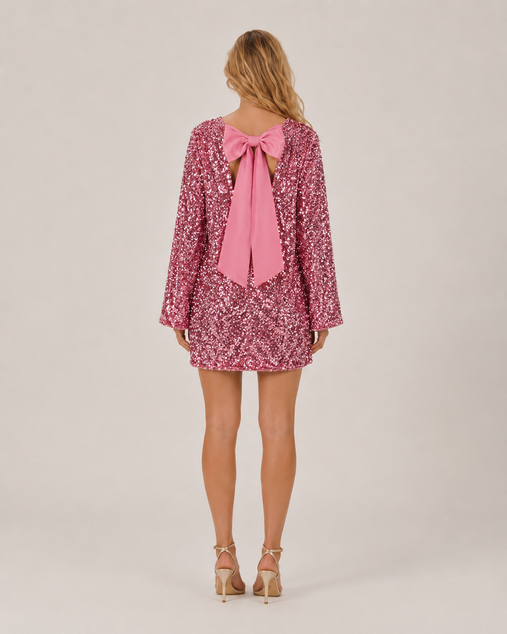 Giadelle - Mini-jurk Met Sierlijke Print En Getailleerde Pasvorm