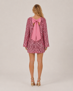 Giadelle - Mini-jurk Met Sierlijke Print En Getailleerde Pasvorm