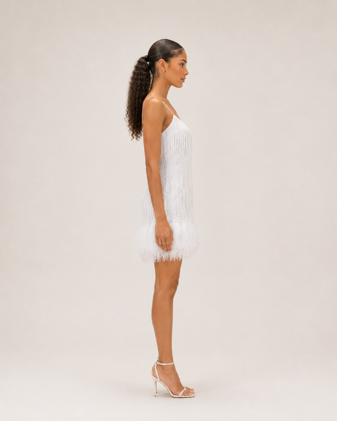 Giavetta - Mini-jurk Met Veren