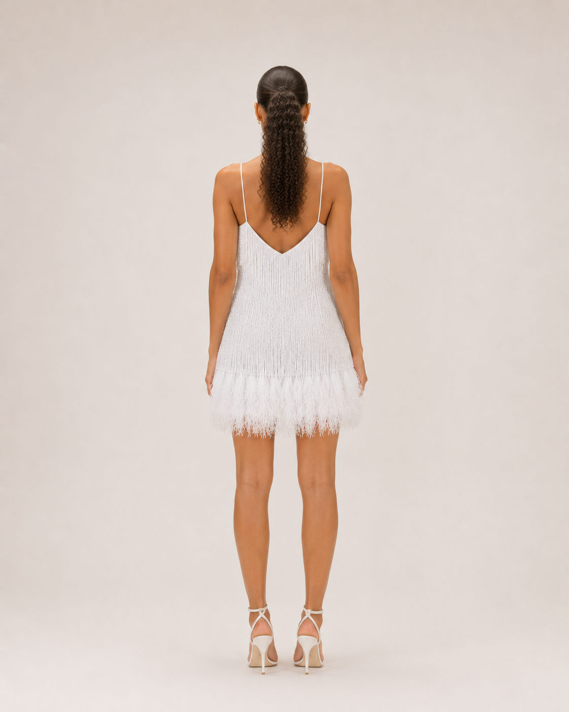 Giavetta - Mini-jurk Met Veren