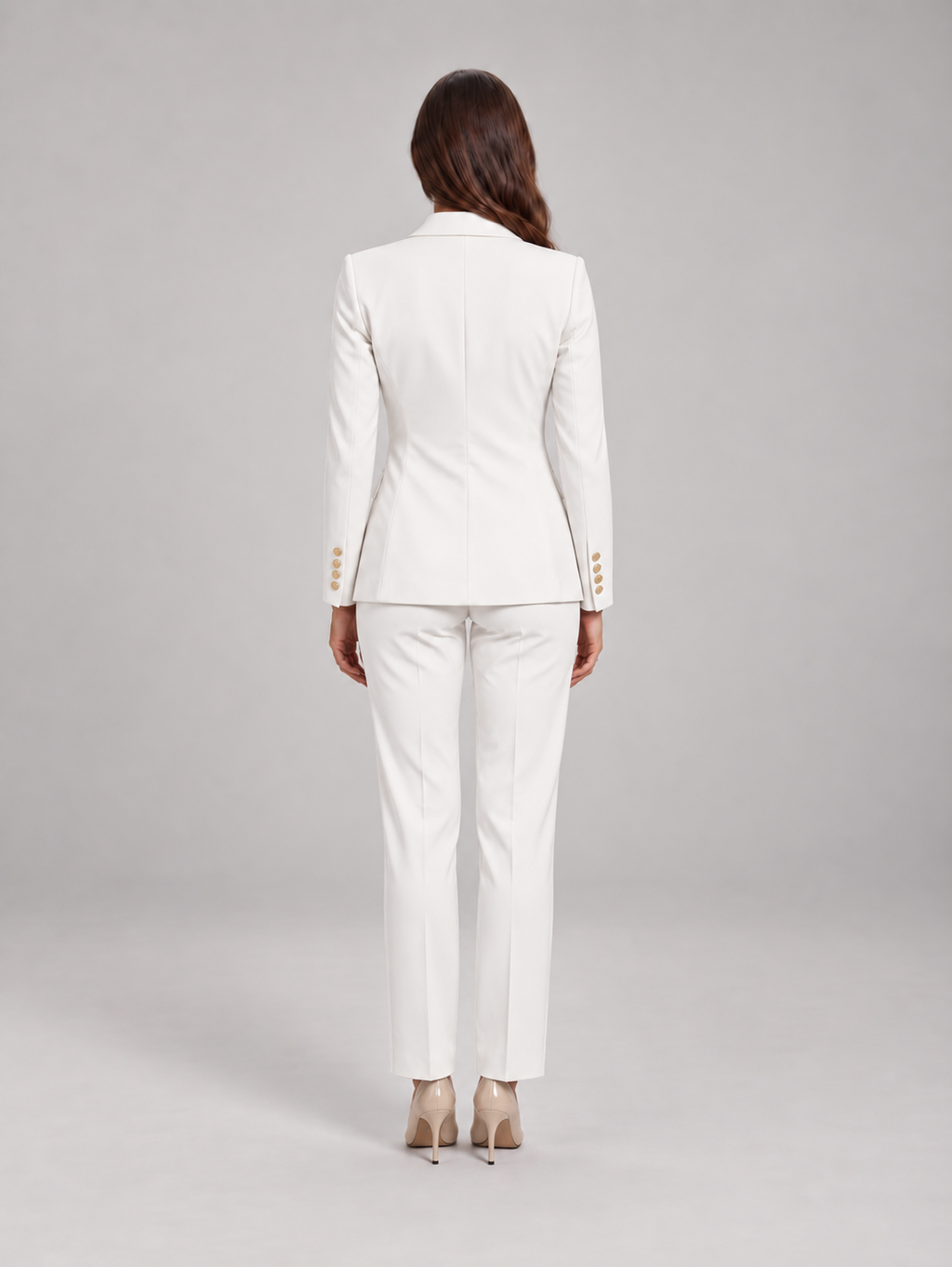 Vivienne – Dames Blazer Broekpak Lichtblauw voor Kantoor