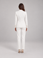 Vivienne – Dames Blazer Broekpak Lichtblauw voor Kantoor