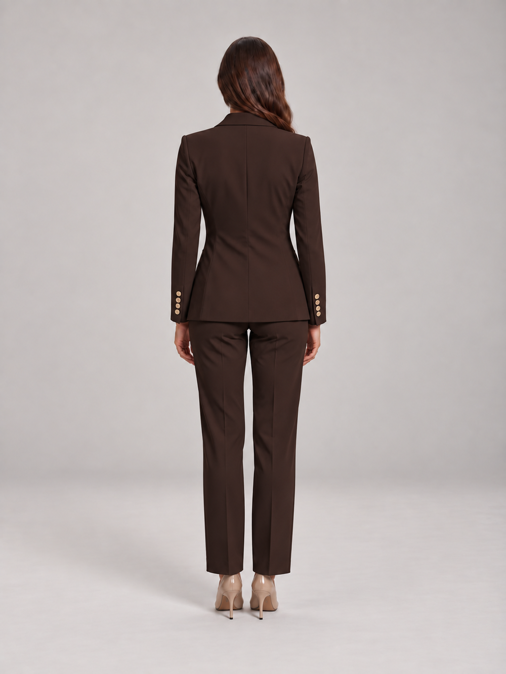 Vivienne – Dames Blazer Broekpak Lichtblauw voor Kantoor