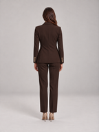 Vivienne – Dames Blazer Broekpak Lichtblauw voor Kantoor