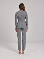 Vivienne – Dames Blazer Broekpak Lichtblauw voor Kantoor