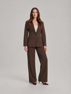 Elodie – Dames Pak met Blazer en Rechte Broek