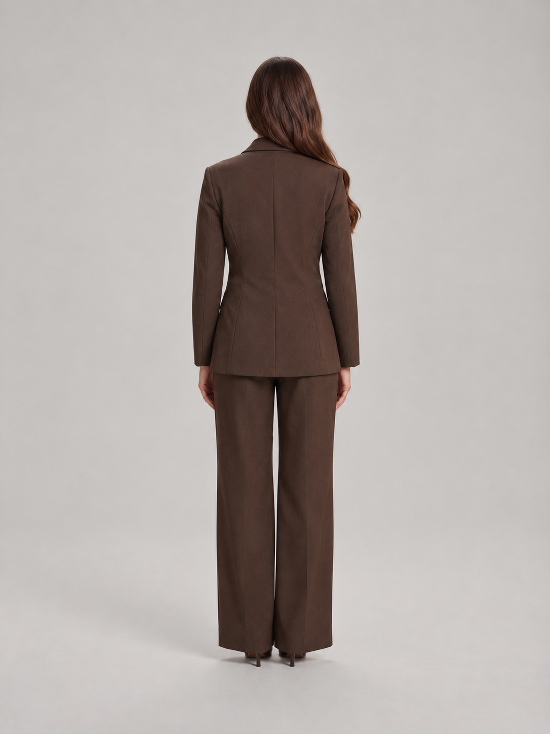 Elodie – Dames Pak met Blazer en Rechte Broek