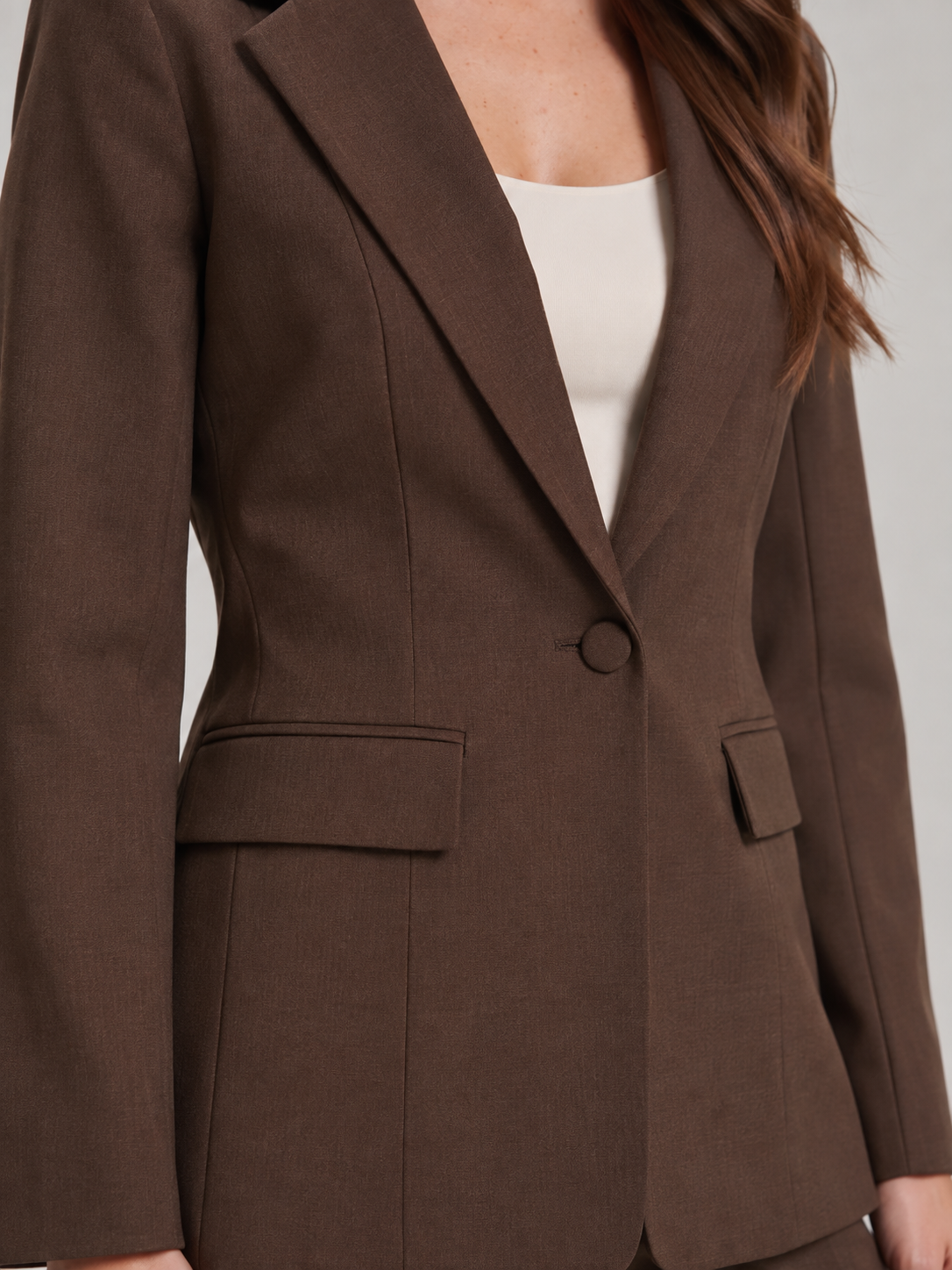 Elodie – Dames Pak met Blazer en Rechte Broek