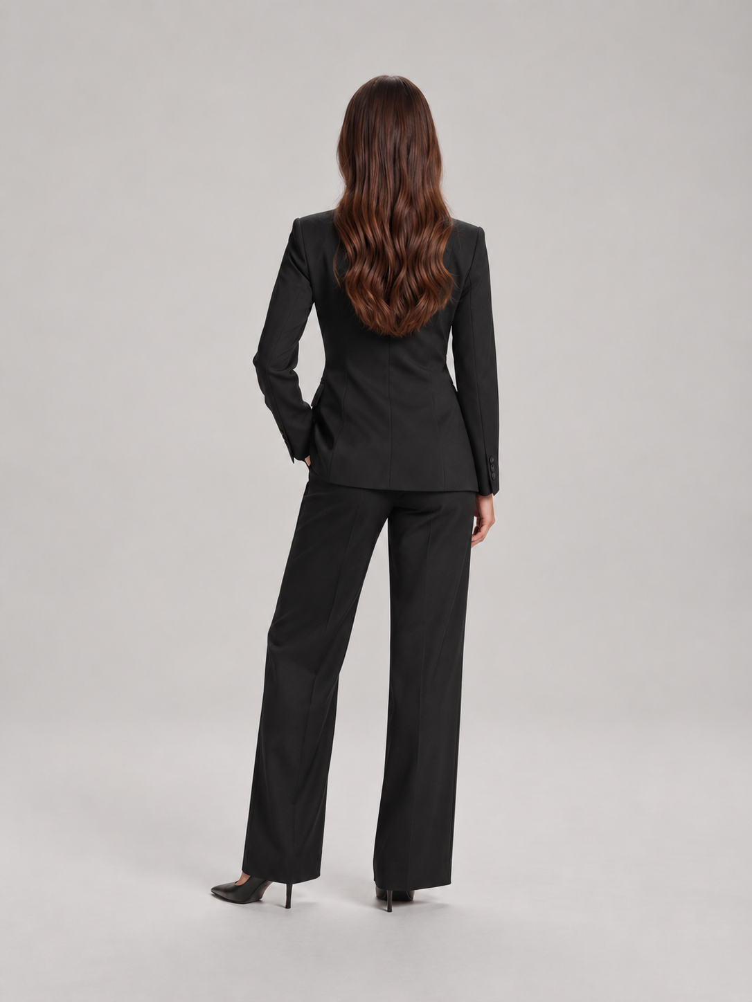 Elodie – Dames Pak met Blazer en Rechte Broek