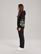 Iris – Dames Hoodie Oversized met Bloemenprint