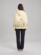 Iris – Dames Hoodie Oversized met Bloemenprint