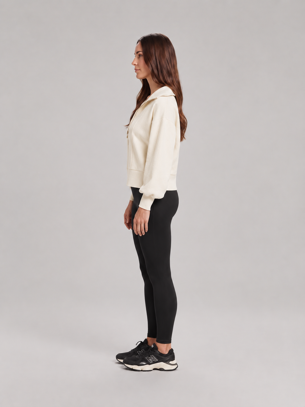 Senna – Dames Sweater met Halve Rits
