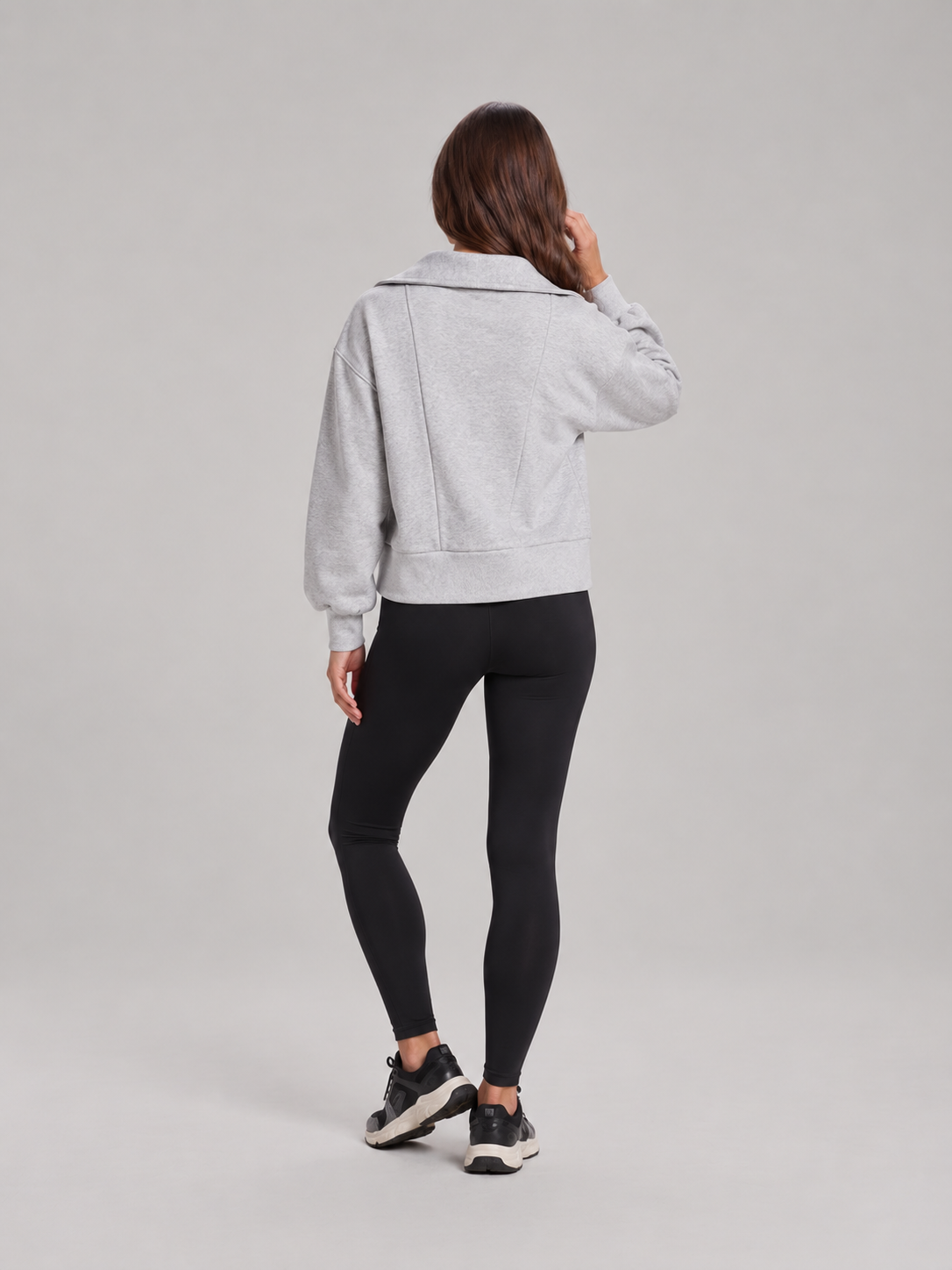 Senna – Dames Sweater met Halve Rits
