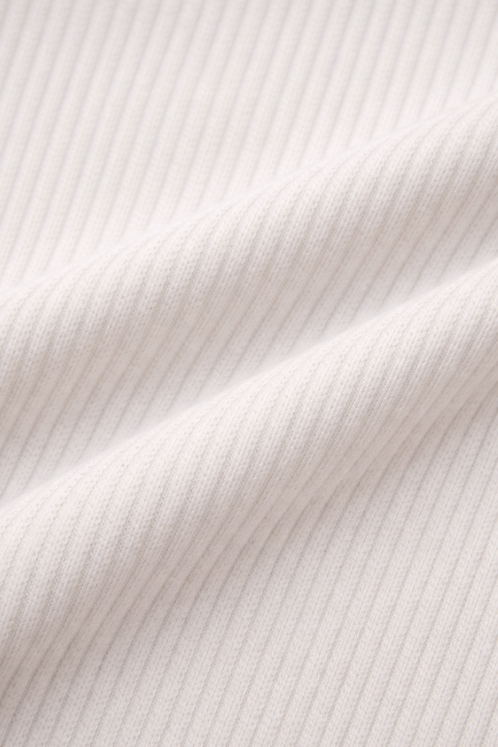 Corina – Witte Dames T-Shirt Met Geribde Structuur