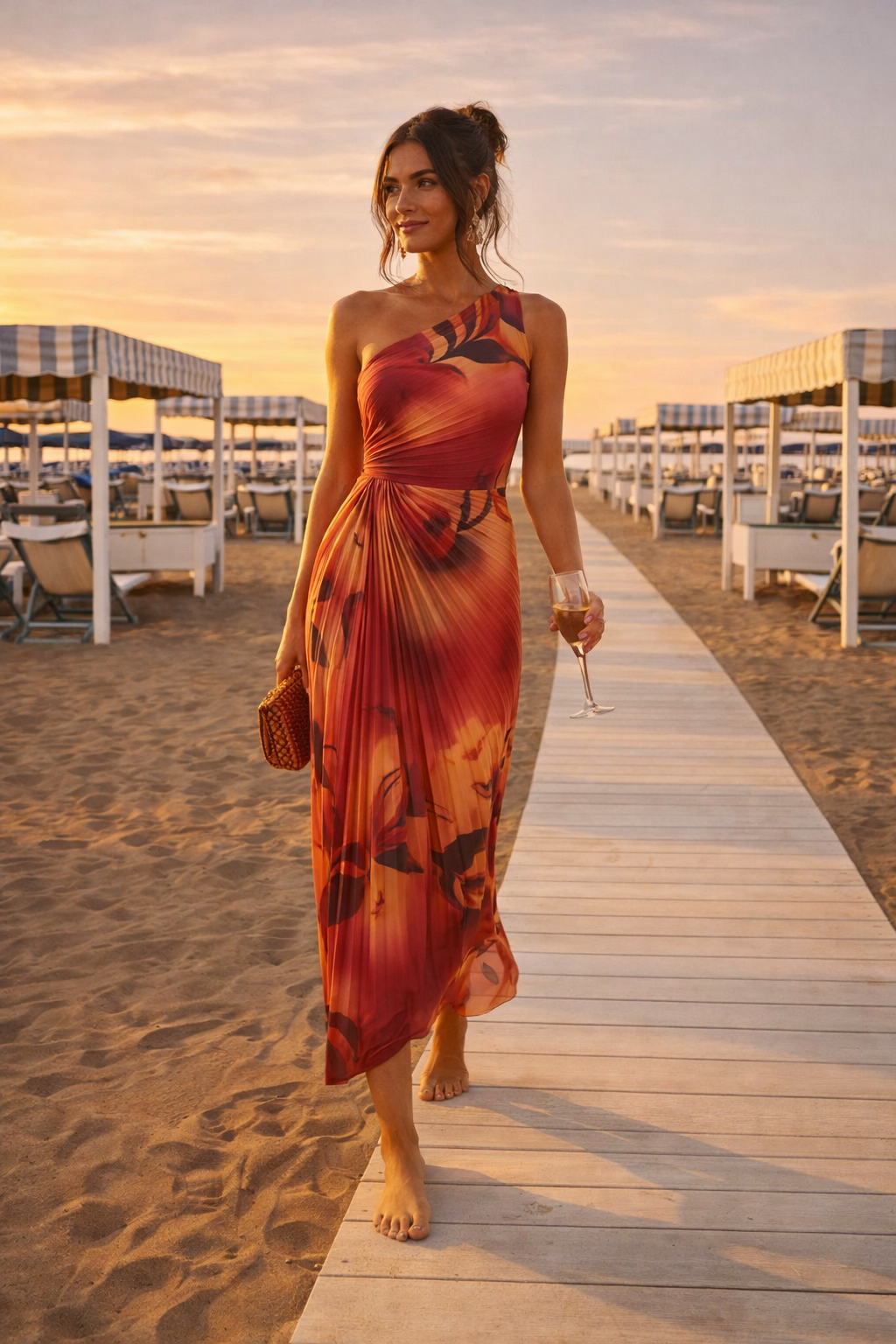 Babet – Maxi-jurk Met Bloemenpatroon