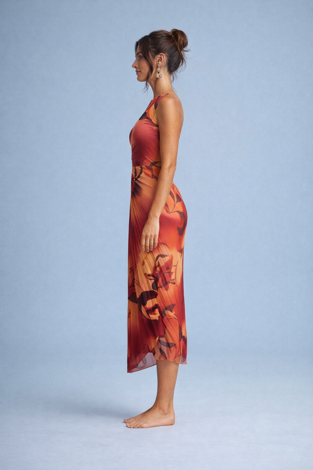 Babet – Maxi-jurk Met Bloemenpatroon