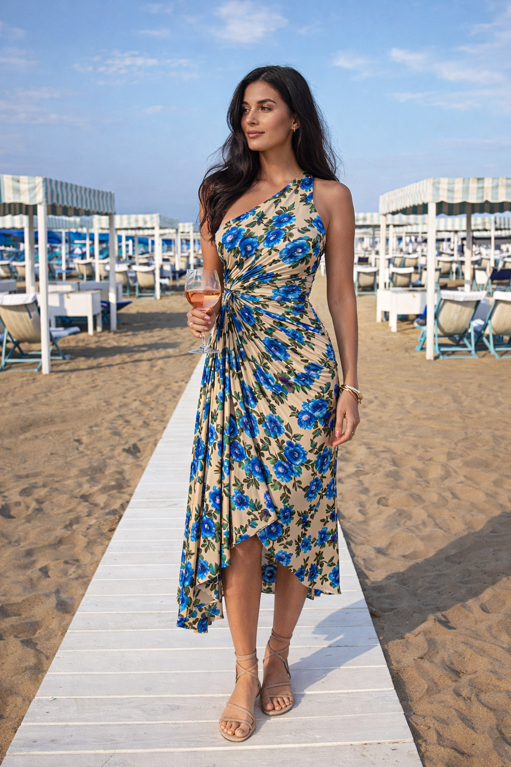 Babet – Maxi-jurk Met Bloemenpatroon