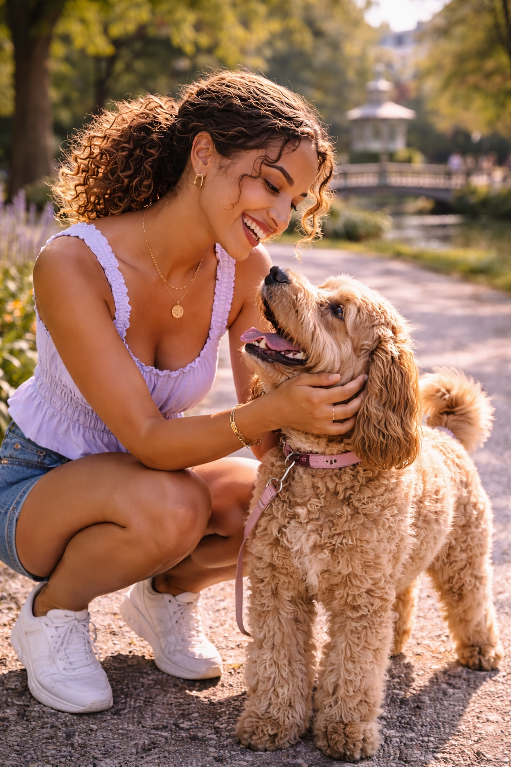 Karessa – Lichtblauwe Dames Tanktop Met Plooidetails