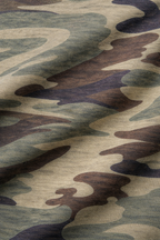 Aletta – Camouflage Dames Top Met Ronde Hals