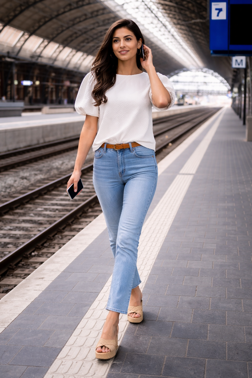 Amber - Witte Dames Blouse