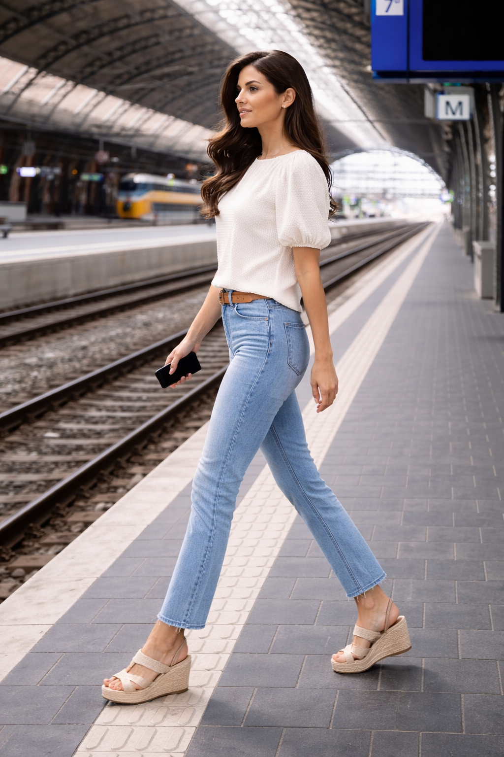 Amber - Witte Dames Blouse