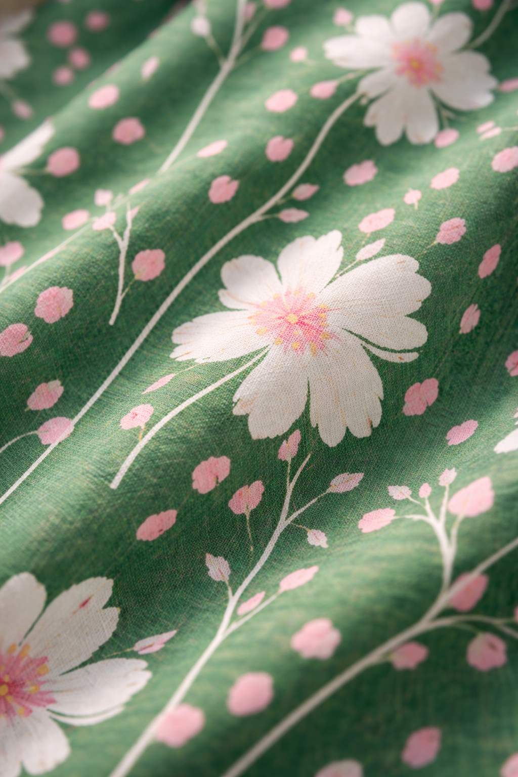Annelot – Groene Dames Blouse Met Bloemenprint