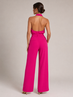 Noralie - Jumpsuit met Halterhals en Palazzo Broek