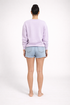 Evelijn – Mintgroene Dames Sweater Met Opdruk