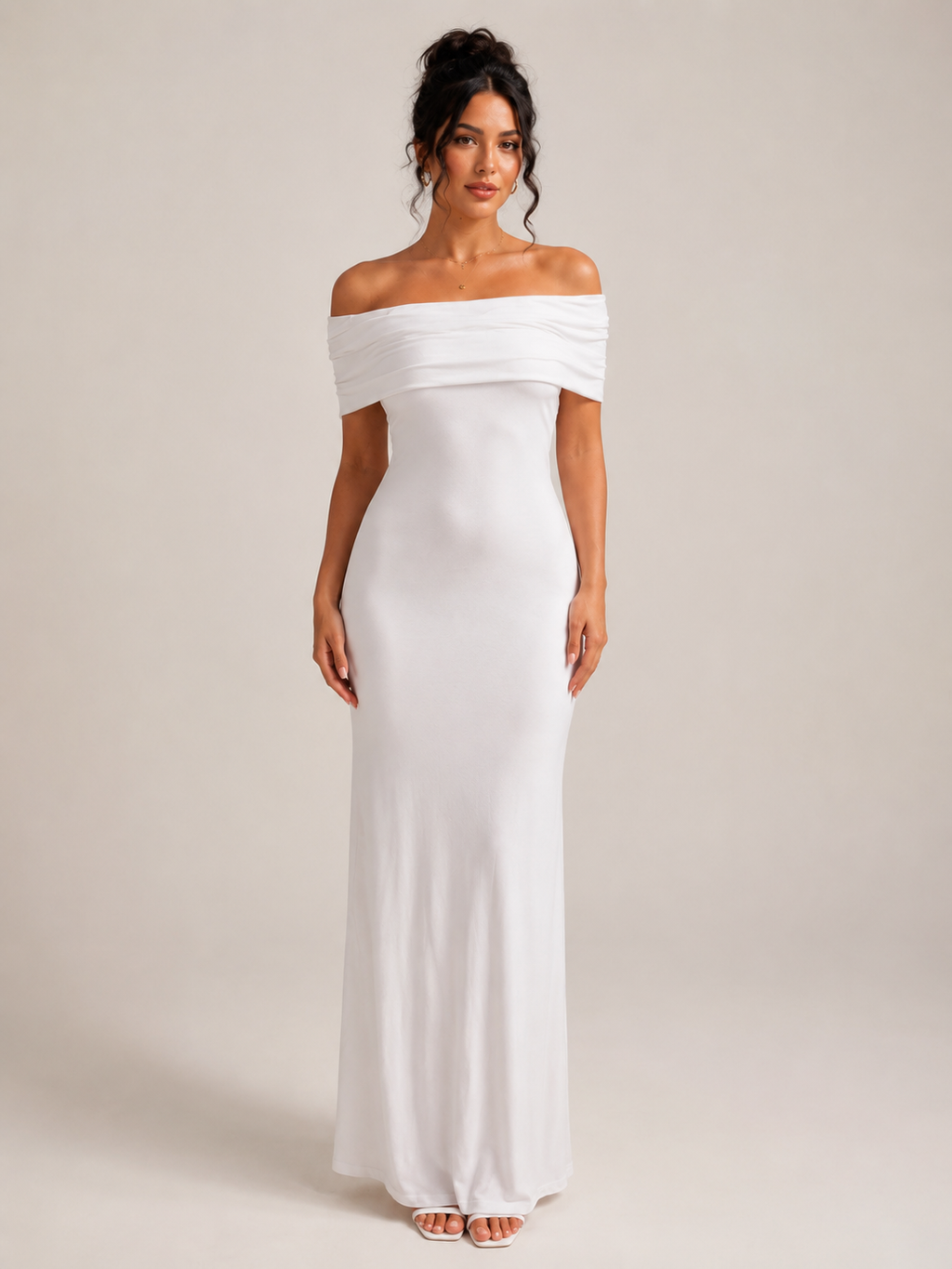 Isella - Strapless Maxi-jurk Met Nauwsluitend Silhouet