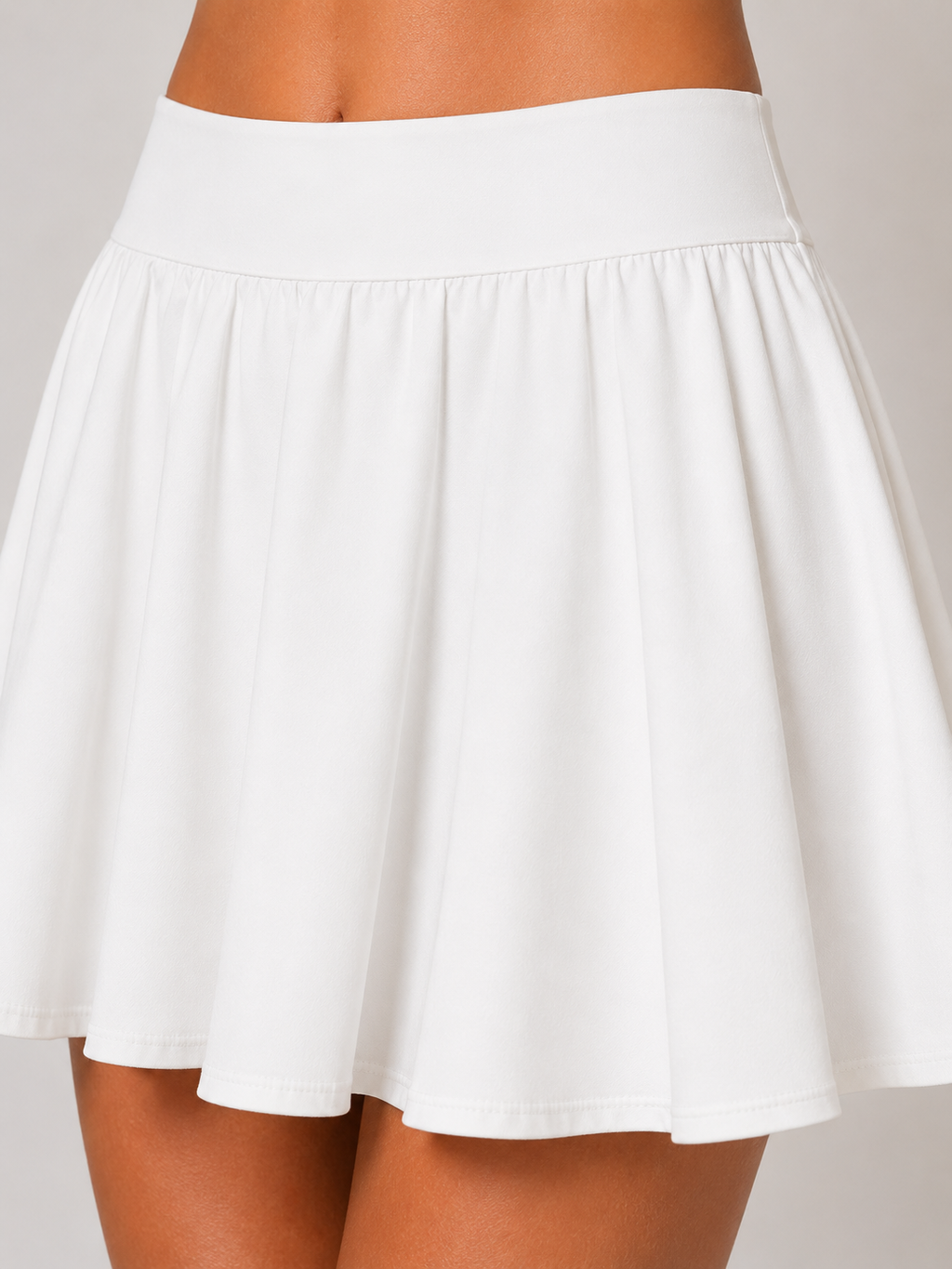 Prisha - Dames Mini-rok Met Flared Pasvorm En Elastische Taille