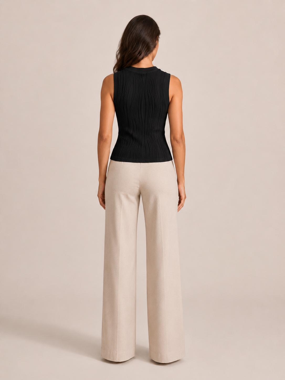 Piera - Dames Rib Tanktop Met Slim Fit Pasvorm