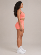 Themis - Naadloze Dames Sportset Met Crop Top En High-Waist Legging