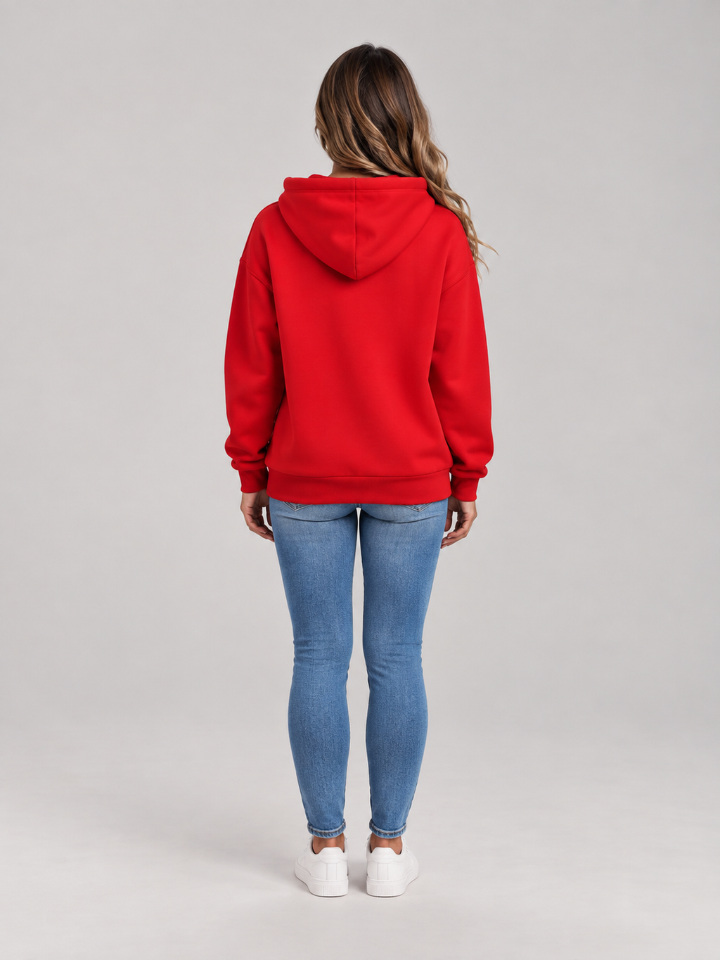 Rosalba - dames hoodie losvallend met capuchon en kangoeroezak