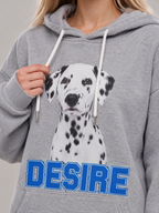 Nova – Dames Hoodie Oversized met Print