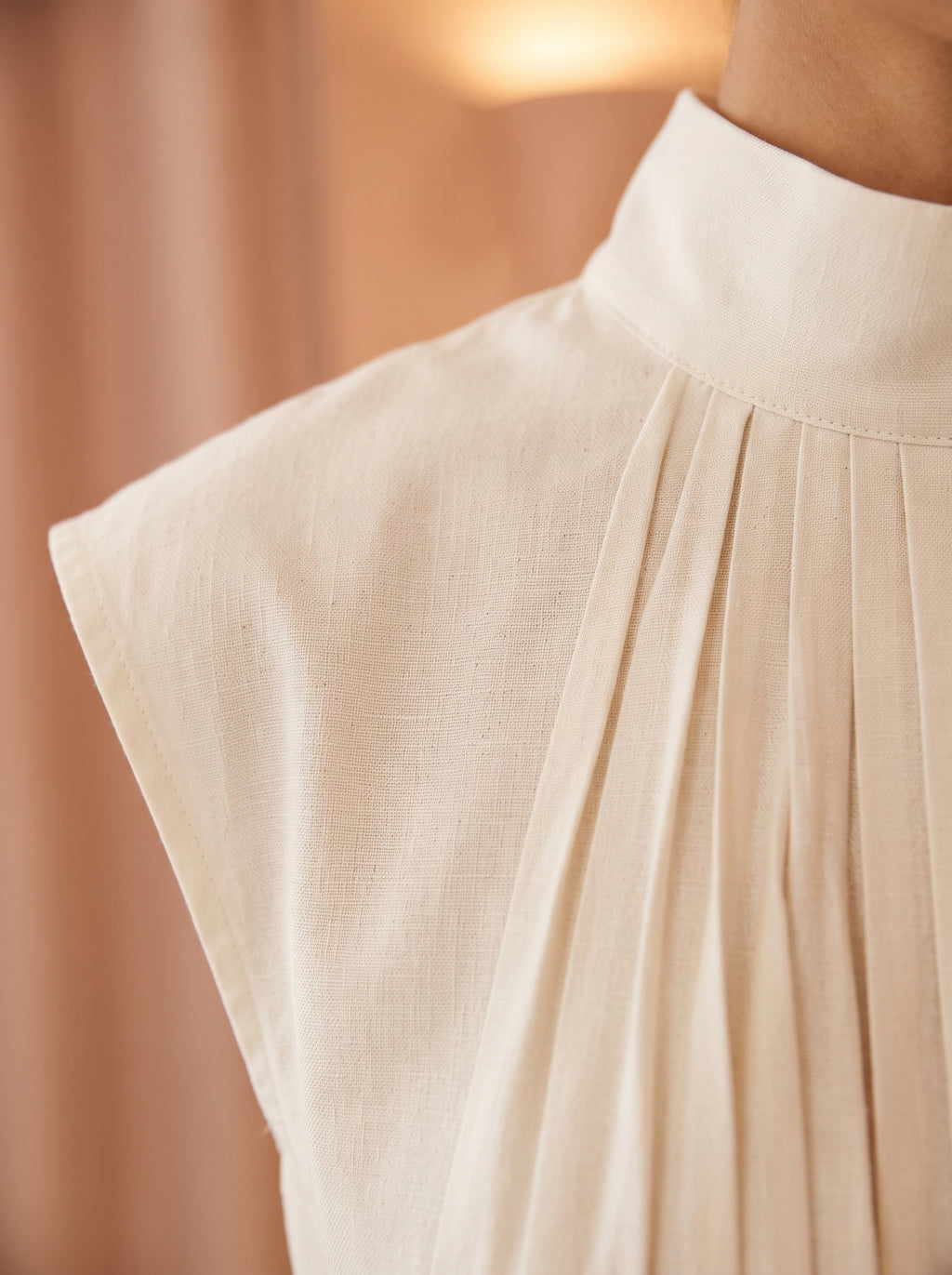 Tirenza - Katoenen dames maxirok met elastische taille en steekzakken