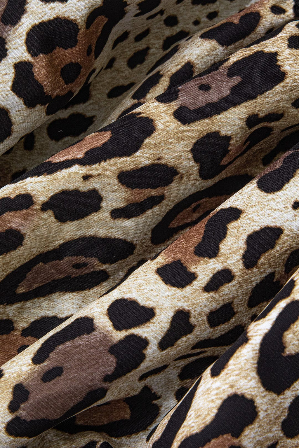 Faya - Mini-jurk Met Luipaardprint En Volumineuze Rok