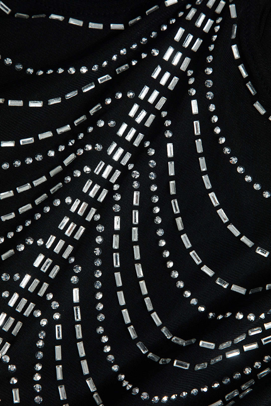 Fianna - Zwarte Mini-jurk Met Strassdetails