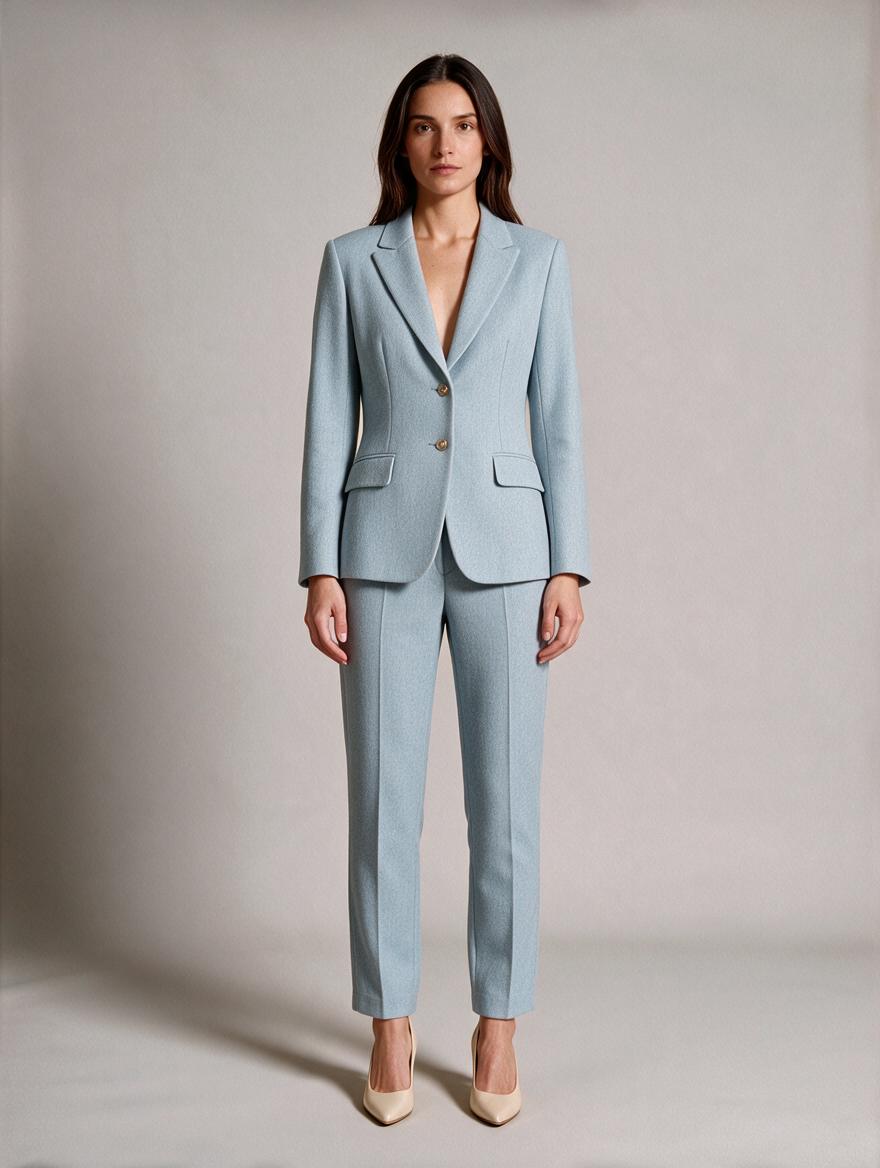 Zaira - damespak met blazer en capribroek voor kantoor