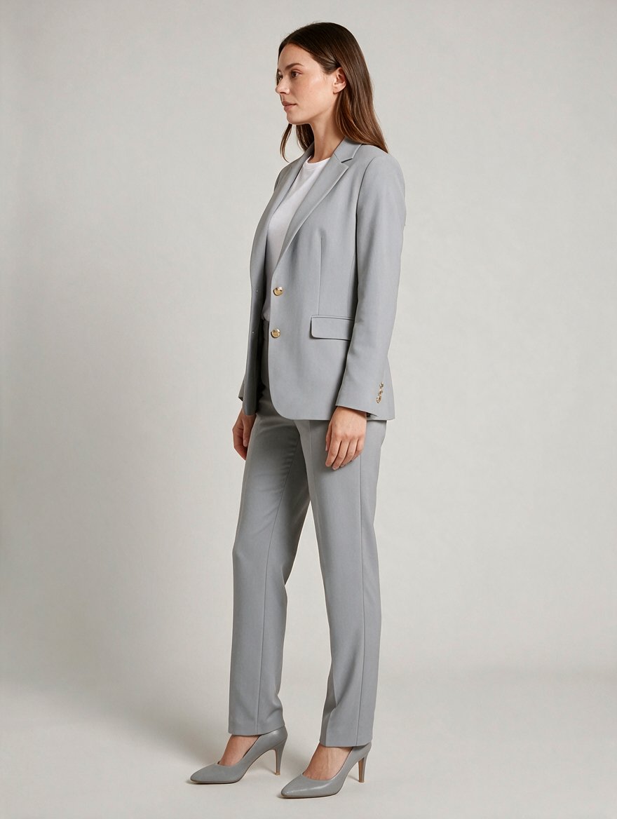 Ravena - dames pak met blazer en rechte broek