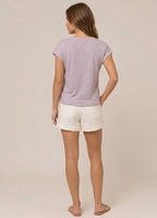 Sorevienne - Dames Top Met V-hals En Twistdetail